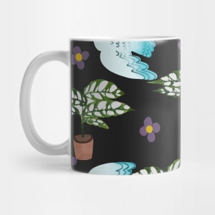 house plants and doves Mug